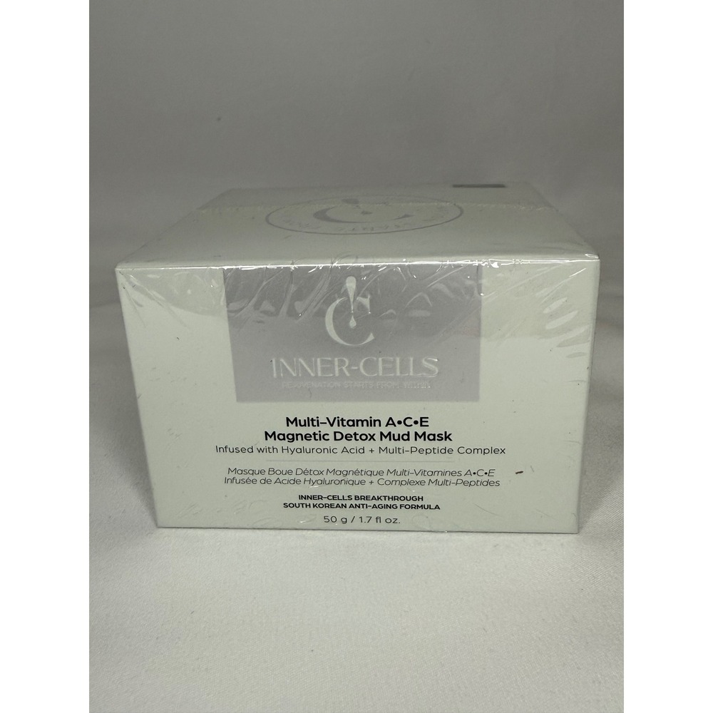 Inner-Cells Multi-Vitamin ACE Magnetic Detox Mud Mask 1.7oz Korean Anti-Aging